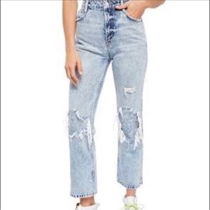 Free People In My Own Lane Cropped Ankle Jean
